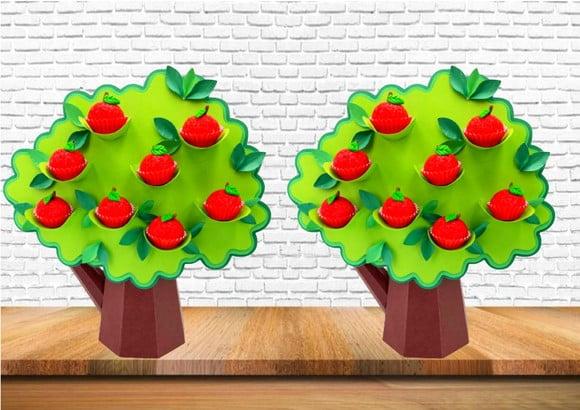 Arquivo Máquina Silhouette Árvore para Colocar Doce