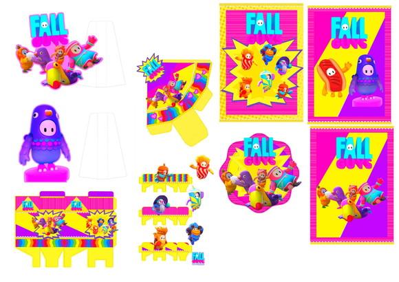 Arquivo Máquina Silhouette Jogo Fall Guys