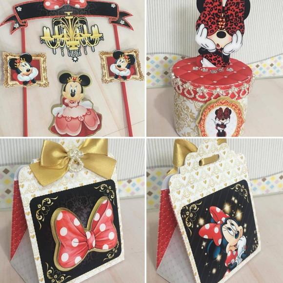 Arquivo Minnie pdf Corte Manual Festa em Casa
