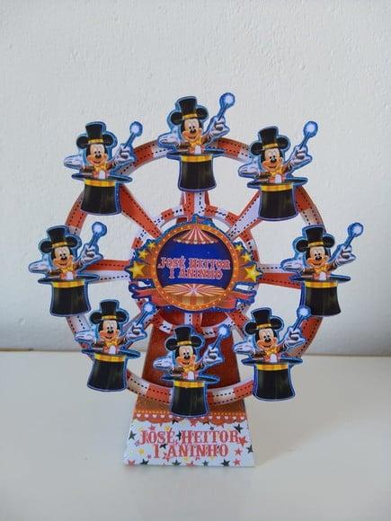 Arquivo Roda Gigante Circo Mickey pdf Corte Manual