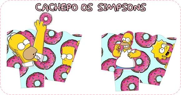 Arquivo Silhouette Cachepô Centro de Mesa os Simpsons