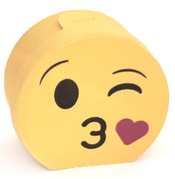 ARQUIVO SILHOUETTE CAIXA EMOJI BEIJO
