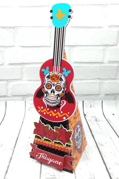 Arquivo Silhouette Caveira Mexicana Luxo