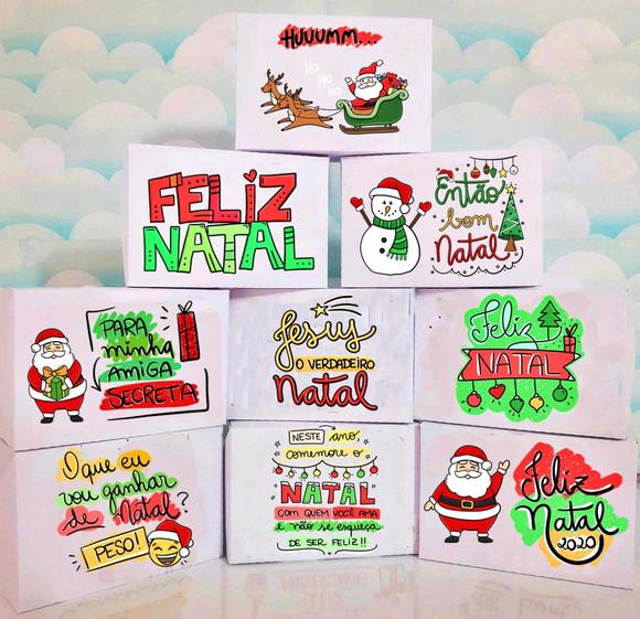 ARQUIVO SILHOUETTE combo caixas NATAL LUXO