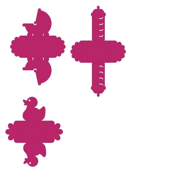 Arquivo Silhouette Forminhas Chá de Bebe Menina
