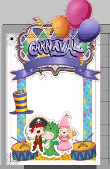 Arquivo Silhouette Kit Bailinho de Carnaval Infantil