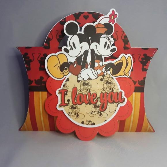 Arquivo Silhouette Mickey e Minnie Vintage s/ Roda Gigante
