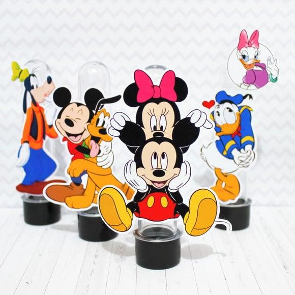 Arquivo Silhouette Tags Apliques Tubetes Turma do Mickey