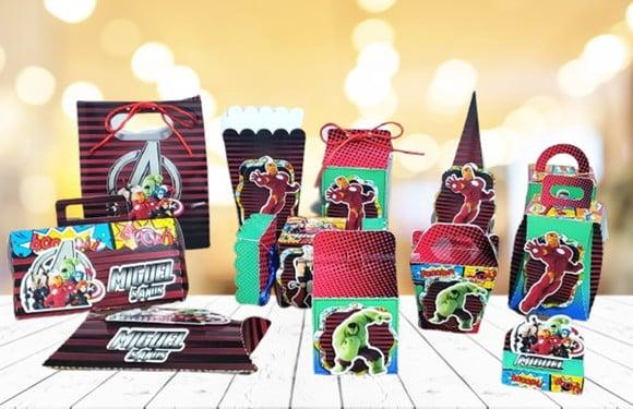 Arquivo Silhouette Vingadores Completo Luxo