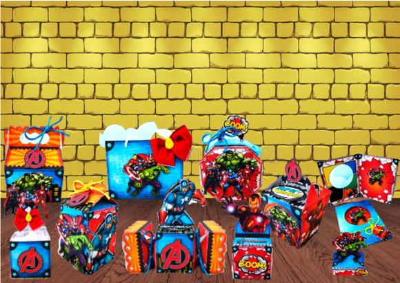 Arquivo Silhouette Vingadores Completo Luxo