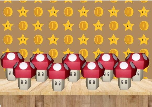 Arquivo Super Mario Silhouette Cogumelo