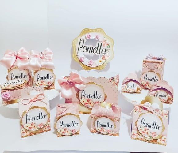 Arquivos de Corte Caixas Silhouette Rosé e Gold Maravilhosas