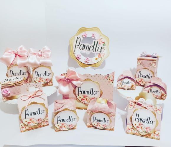 Arquivos de Corte Caixas Silhouette Rosé e Gold Maravilhosas