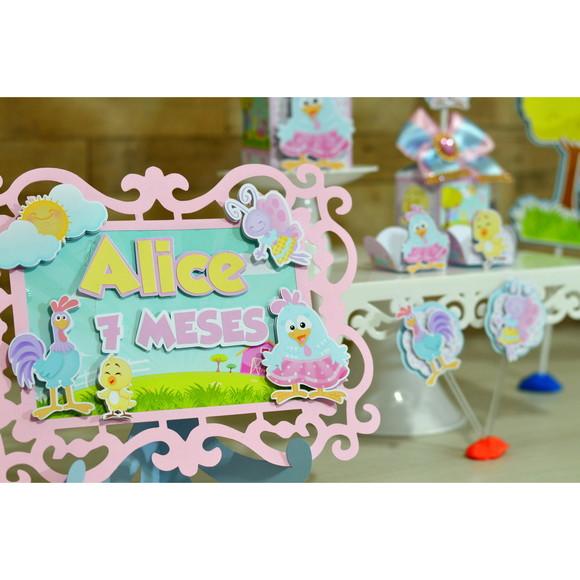 Arquivos Digitais Silhouette Mesversário Galinha Candy