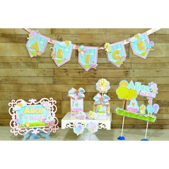 Arquivos Digitais Silhouette Mesversário Galinha Candy