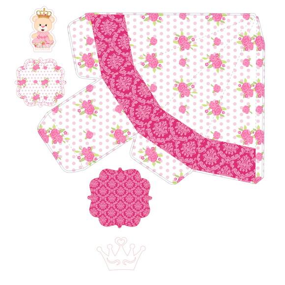 Arquivos Silhouette Ursinha Princesa Luxo Exclusivo