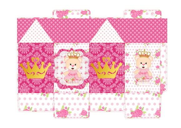 Arquivos Silhouette Ursinha Princesa Luxo Exclusivo