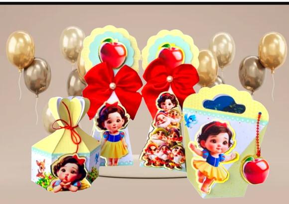 Branca de Neve Baby Cute Arquivo Digital Studio e pdf