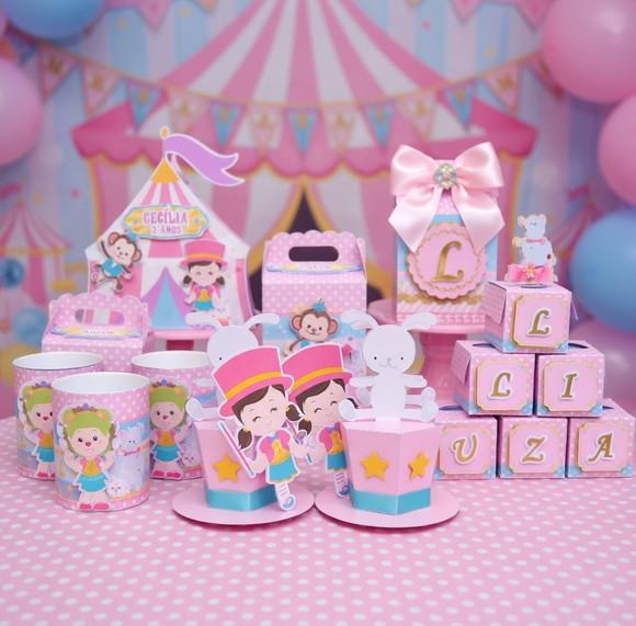 Circo Candy Menina Arquivo de Corte Studio
