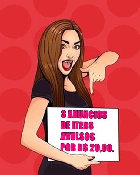 COMBO 3 ANÚNCIOS DE CAIXINHAS AVULSAS POR R$ 20,00