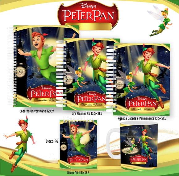 Combo de Capas Volta Ás Aulas Peter Pan Png/ pdf