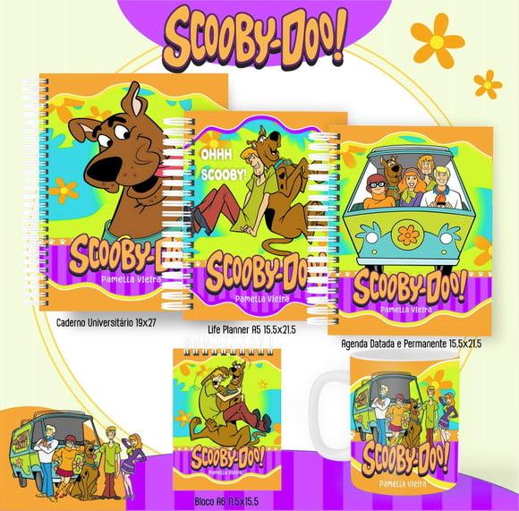 Combo de Capas Volta Ás Aulas Scooby Doo Png / pdf