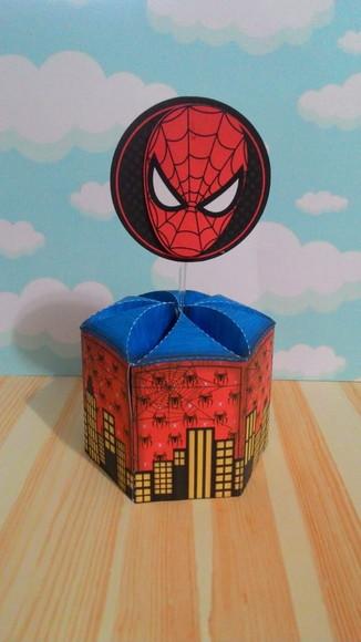 Kit Digital Arquivo Caixas Silhouette Homem Aranha