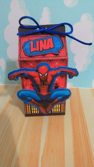Kit Digital Arquivo Caixas Silhouette Homem Aranha