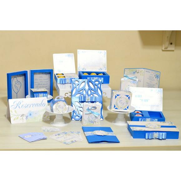 Kit Digital Arquivo de Corte Silhouette Casamento Luxo