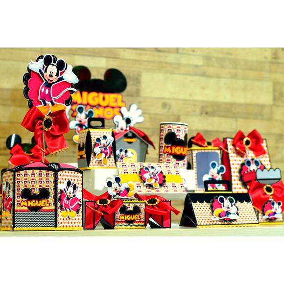 Kit Digital Arquivo de Corte Silhouette Mickey Luxo