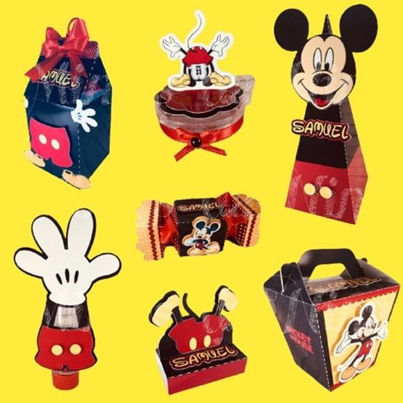 Kit Digital Arquivo de Corte Silhouette Mickey Luxo