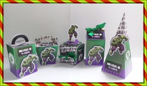 Kit Digital Arquivo Silhouette Hulk Festa em Casa