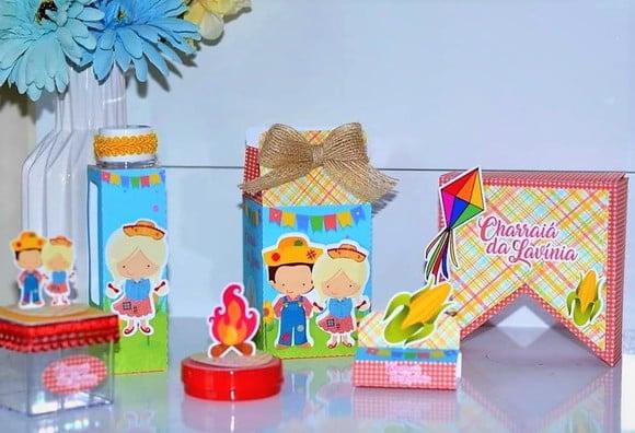 kIT DIGITAL De Corte SILHOUETTE Festa Junina LUXO