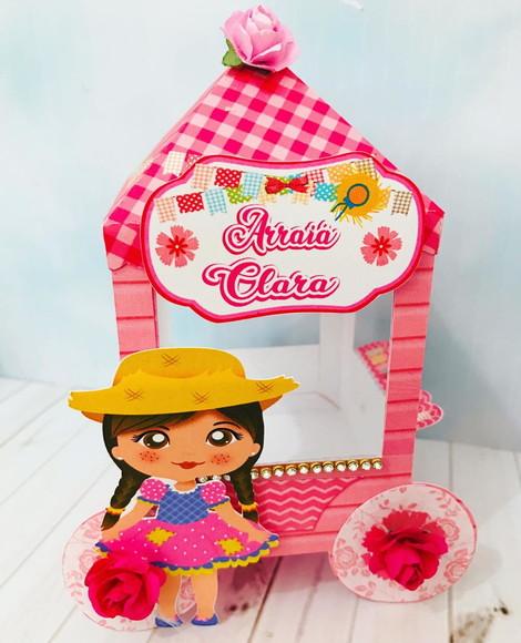 Kit Digital de Corte Silhouette Festa Junina Menina Luxo