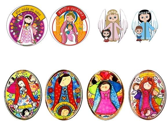 KIT DIGITAL SANTINHAS EM PNG