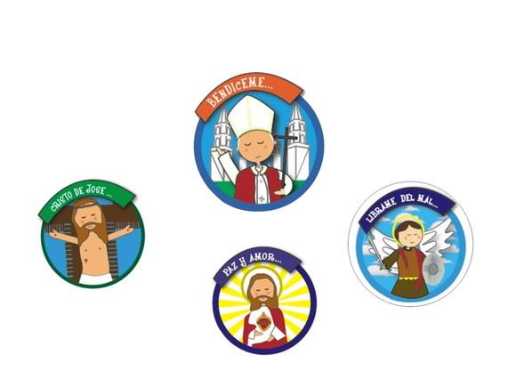KIT DIGITAL SANTINHAS EM PNG