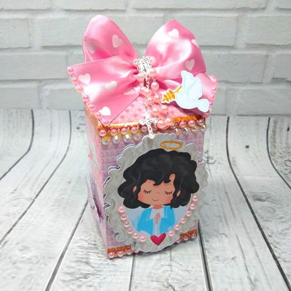 Kit Digital Silhouette Batizado Menina Luxo