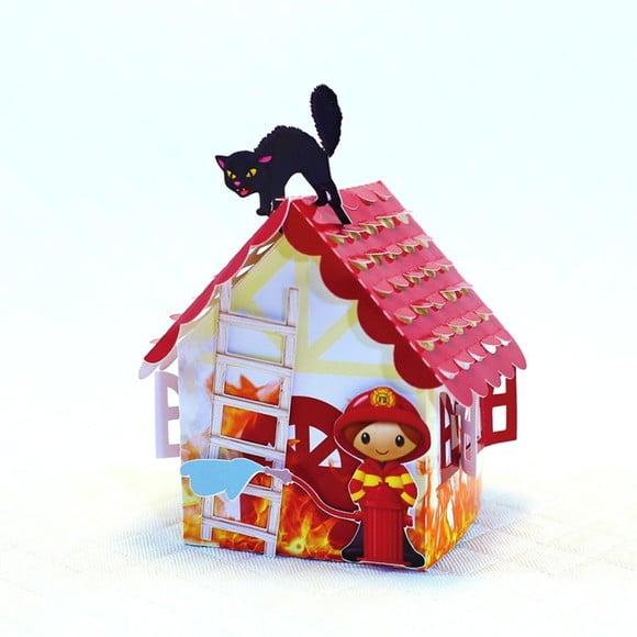 KIT DIGITAL SILHOUETTE CASINHA BOMBEIROS