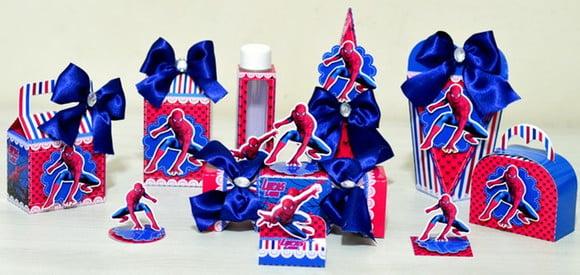 Kit Digital Silhouette Homem Aranha Luxo