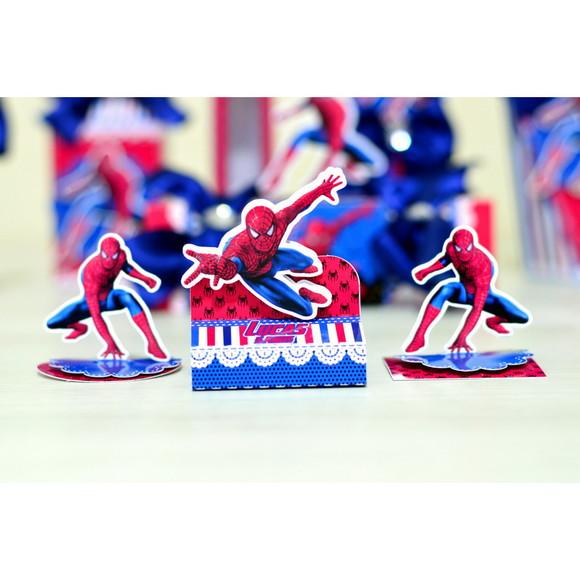 Kit Digital Silhouette Homem Aranha Luxo