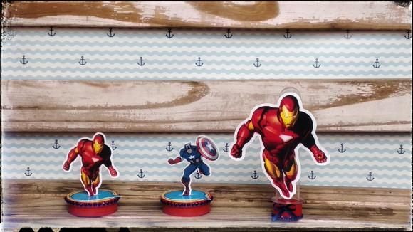 Kit Digital Silhouette Vingadores Luxo Exclusivo