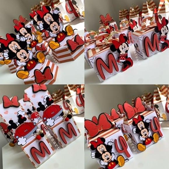 Mickey e Minnie Arquivo de Corte Studio e pdf (vermelha!)