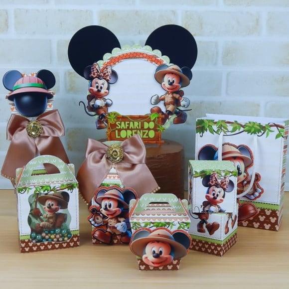 Mickey Safari Baby Arquivo de Corte Studio e pdf