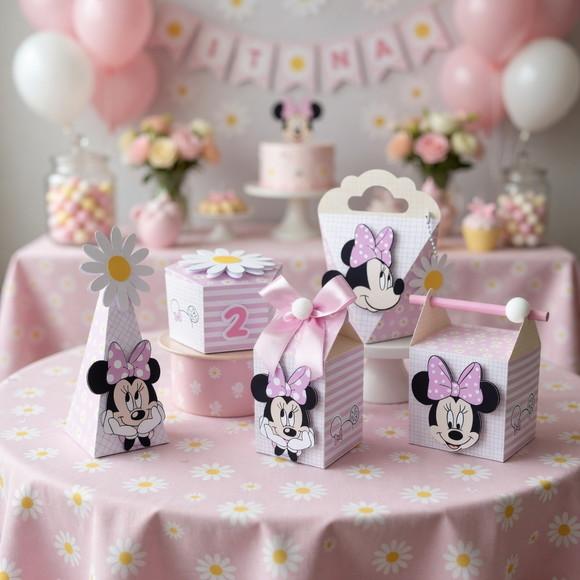 Minnie Rosa Arquivo de Corte Studio e pdf
