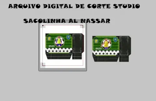 Al Nassar Sacolinha Formato Studio para Máquina Silhuette