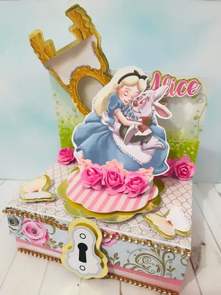 Arquivo Caixa Silhouette Alice Só Um Bolinho Luxo