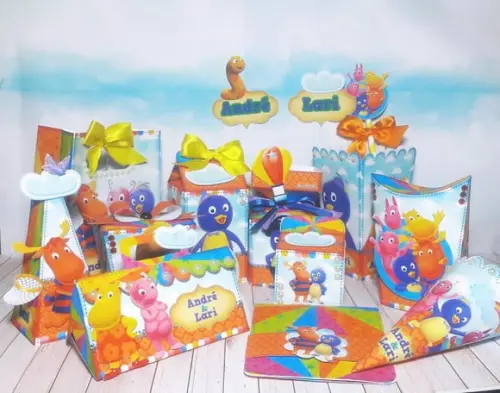 Arquivo Caixa Silhouette Backyardigans