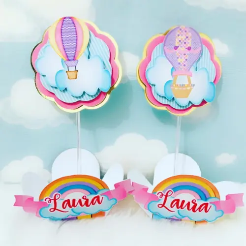 Arquivo Caixa Silhouette Balão Candy Luxo