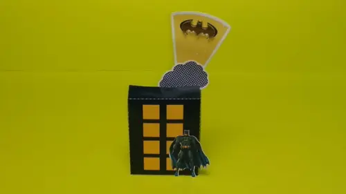 Arquivo Caixa Silhouette Batman Superluxo