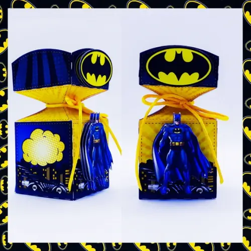 ARQUIVO CAIXA SILHOUETTE BATMAN SUPERLUXO